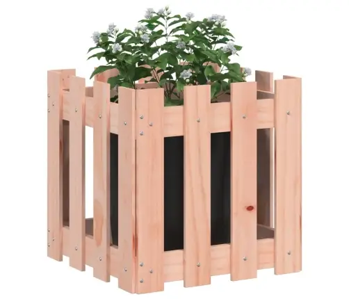 Dārza Puķu Kaste, Žoga Dizains, 40X40X40 Cm, Duglasa Masīvkoks Vidaxl
