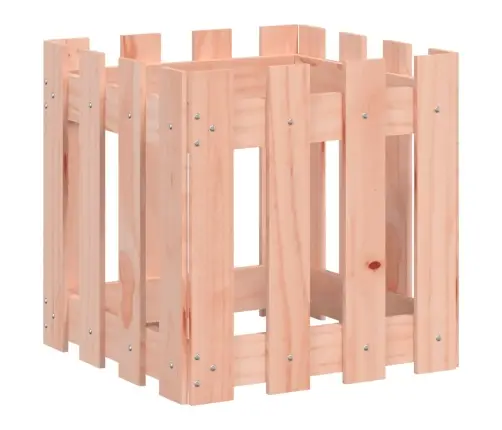 Dārza Puķu Kaste, Žoga Dizains, 40X40X40 Cm, Duglasa Masīvkoks Vidaxl