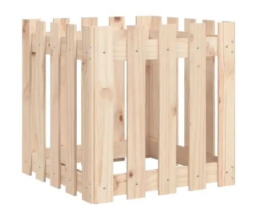 Sodo Lovelis, 50X50X50cm Pušies Masyvas, Tvorelės Dizaino