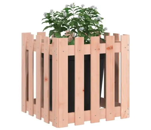 Dārza Puķu Kaste, Žoga Dizains, 50X50X50 Cm, Duglasa Masīvkoks Vidaxl