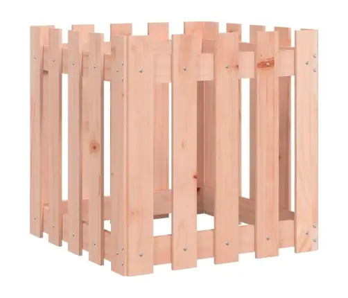 Dārza Puķu Kaste, Žoga Dizains, 50X50X50 Cm, Duglasa Masīvkoks Vidaxl