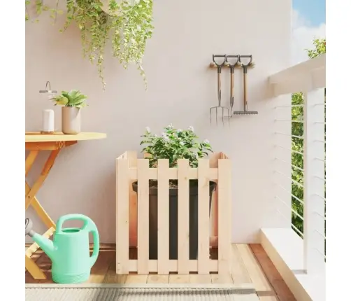 Aia Kujundusega Taimekast, 60 X 60 X 60 cm Männipuit