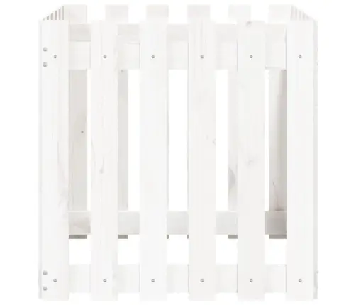 Dārza Puķu Kaste, Žoga Dizains, 60X60X60 Cm, Priedes Masīvkoks Vidaxl