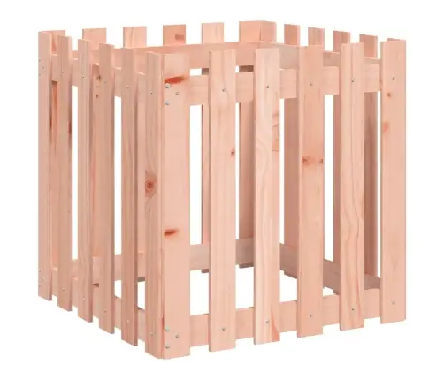 Dārza Puķu Kaste, Žoga Dizains, 60X60X60 Cm, Duglasa Masīvkoks Vidaxl