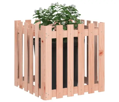 Dārza Puķu Kaste, Žoga Dizains, 60X60X60 Cm, Duglasa Masīvkoks Vidaxl