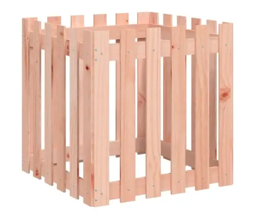 Dārza Puķu Kaste, Žoga Dizains, 60X60X60 Cm, Duglasa Masīvkoks Vidaxl