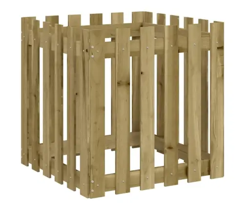 Sodo Lovelis, 60X60X60cm Impregnuota Pušis, Tvorelės Dizaino