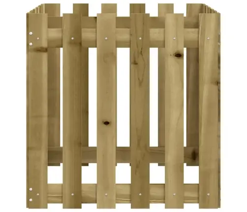 Sodo Lovelis, 60X60X60cm Impregnuota Pušis, Tvorelės Dizaino