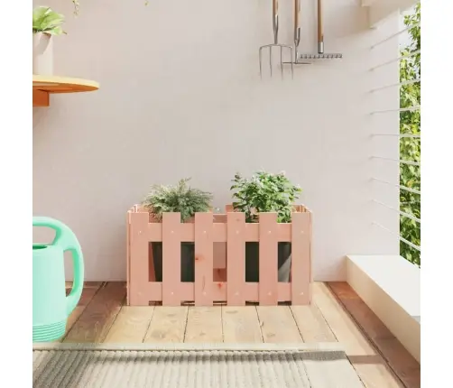 Dārza Puķu Kaste, Žoga Dizains, 60X30X30 Cm, Duglasa Masīvkoks Vidaxl