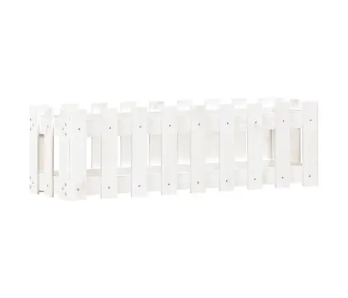 Dārza Puķu Kaste, Žoga Dizains, 100X30X30 Cm, Priedes Masīvkoks Vidaxl