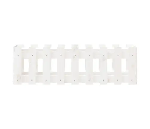 Dārza Puķu Kaste, Žoga Dizains, 100X30X30 Cm, Priedes Masīvkoks Vidaxl