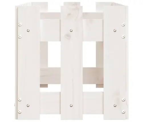 Dārza Puķu Kaste, Žoga Dizains, 100X30X30 Cm, Priedes Masīvkoks Vidaxl