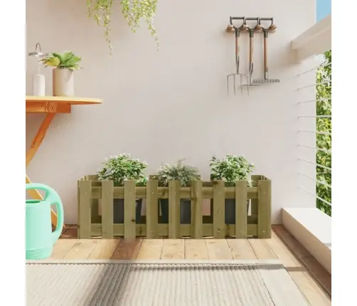 Aia Disainiga Kõrgendatud Taimelava, 100X30X30 cm Männipuit