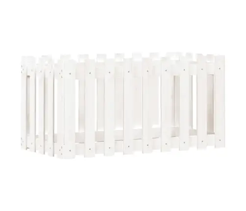 Aia Disainiga Kõrgendatud Taimelava, Valge, 100X50X50 cm Mänd