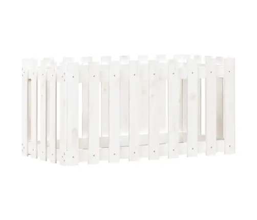 Aia Disainiga Kõrgendatud Taimelava, Valge, 100X50X50 cm Mänd