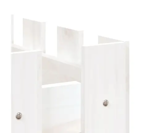 Aia Disainiga Kõrgendatud Taimelava, Valge, 100X50X50 cm Mänd