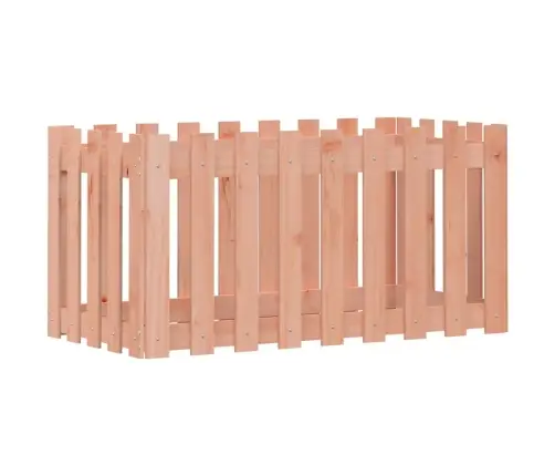 Dārza Puķu Kaste, Žoga Dizains, 100X50X50 Cm, Egles Masīvkoks Vidaxl