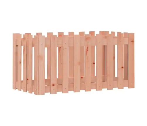 Dārza Puķu Kaste, Žoga Dizains, 100X50X50 Cm, Egles Masīvkoks Vidaxl