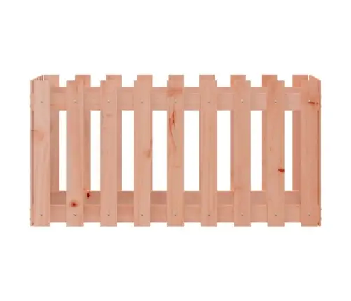 Dārza Puķu Kaste, Žoga Dizains, 100X50X50 Cm, Egles Masīvkoks Vidaxl