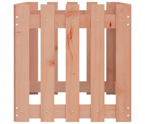 Dārza Puķu Kaste, Žoga Dizains, 100X50X50 Cm, Egles Masīvkoks Vidaxl