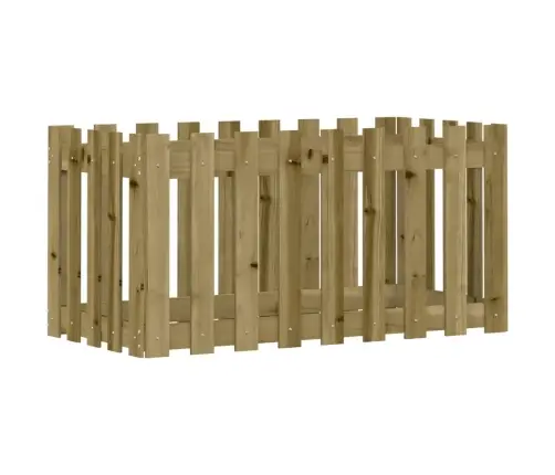 Sodo Lovelis, 100X50X50cm Impregnuota Pušis, Tvorelės Dizaino