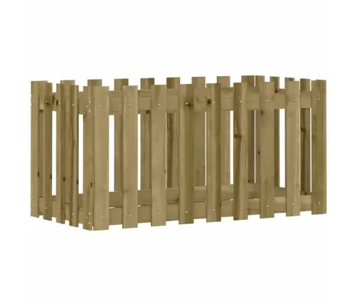 Sodo Lovelis, 100X50X50cm Impregnuota Pušis, Tvorelės Dizaino