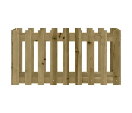 Sodo Lovelis, 100X50X50cm Impregnuota Pušis, Tvorelės Dizaino