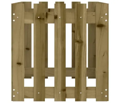 Sodo Lovelis, 100X50X50cm Impregnuota Pušis, Tvorelės Dizaino