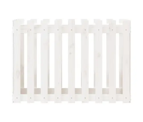 Dārza Puķu Kaste, Žoga Dizains, 100X50X70 Cm, Priedes Masīvkoks Vidaxl