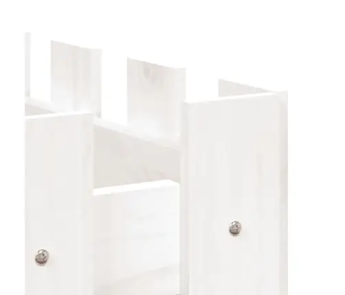 Dārza Puķu Kaste, Žoga Dizains, 100X50X70 Cm, Priedes Masīvkoks Vidaxl