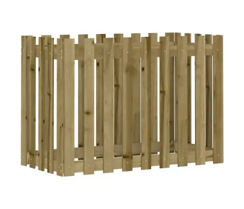 Sodo Lovelis, 100X50X70cm Impregnuota Pušis, Tvorelės Dizaino