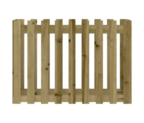 Sodo Lovelis, 100X50X70cm Impregnuota Pušis, Tvorelės Dizaino