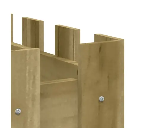 Sodo Lovelis, 100X50X70cm Impregnuota Pušis, Tvorelės Dizaino