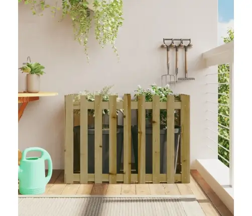 Sodo Lovelis, 100X50X70cm Impregnuota Pušis, Tvorelės Dizaino