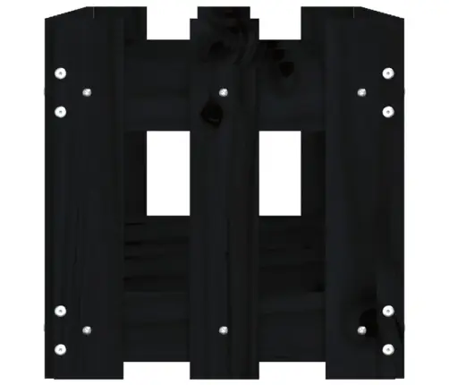 Dārza Puķu Kaste, Žoga Dizains, 150X30X30 Cm, Priedes Masīvkoks Vidaxl