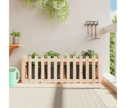 Sodo Lovelis, 150X50X50cm Pušies Masyvas, Tvorelės Dizaino