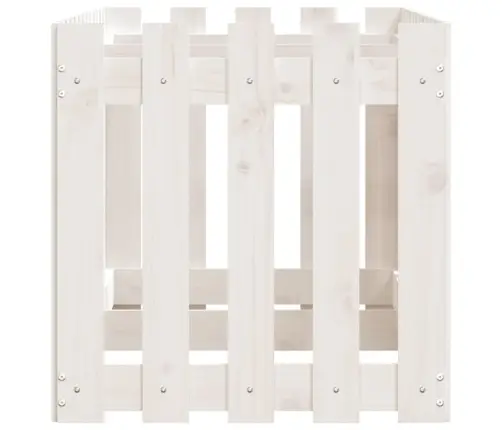 Dārza Puķu Kaste, Žoga Dizains, 150X50X50 Cm, Priedes Masīvkoks Vidaxl