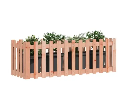 Dārza Puķu Kaste, Žoga Dizains, 150X50X50 Cm, Egles Masīvkoks Vidaxl