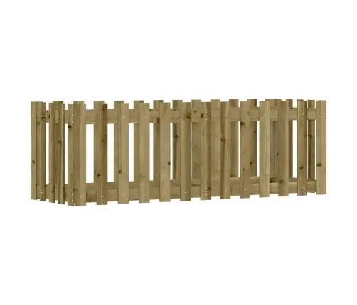 Dārza Puķu Kaste, Žoga Dizains, 150X50X50 Cm, Impregnēta Priede Vidaxl