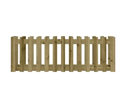 Dārza Puķu Kaste, Žoga Dizains, 150X50X50 Cm, Impregnēta Priede Vidaxl