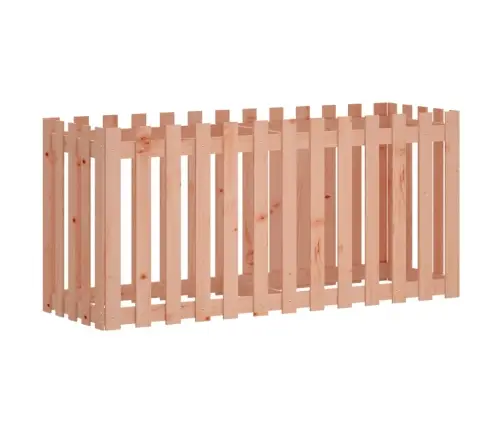 Dārza Puķu Kaste, Žoga Dizains, 150X50X70 Cm, Egles Masīvkoks Vidaxl