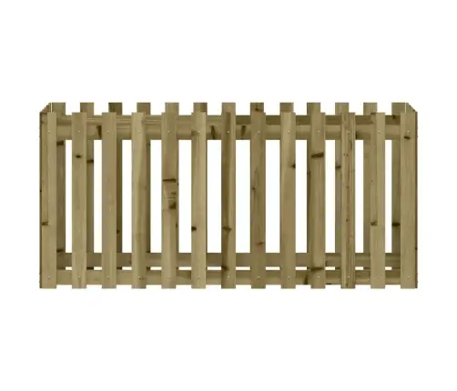 Dārza Puķu Kaste, Žoga Dizains, 150X50X70 Cm, Impregnēta Priede Vidaxl