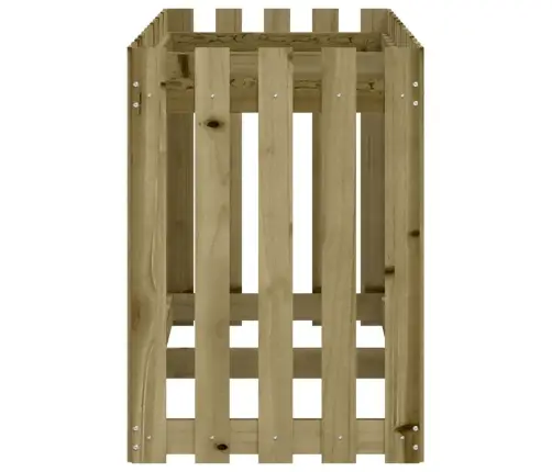 Dārza Puķu Kaste, Žoga Dizains, 150X50X70 Cm, Impregnēta Priede Vidaxl