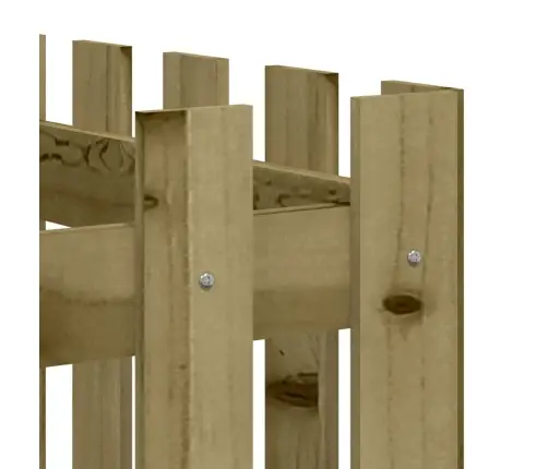 Dārza Puķu Kaste, Žoga Dizains, 150X50X70 Cm, Impregnēta Priede Vidaxl