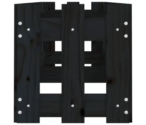 Dārza Puķu Kaste, Žoga Dizains, 200X30X30 Cm, Priedes Masīvkoks Vidaxl