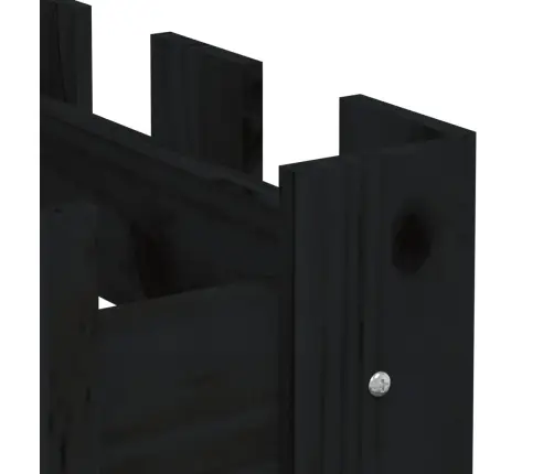 Dārza Puķu Kaste, Žoga Dizains, 200X30X30 Cm, Priedes Masīvkoks Vidaxl