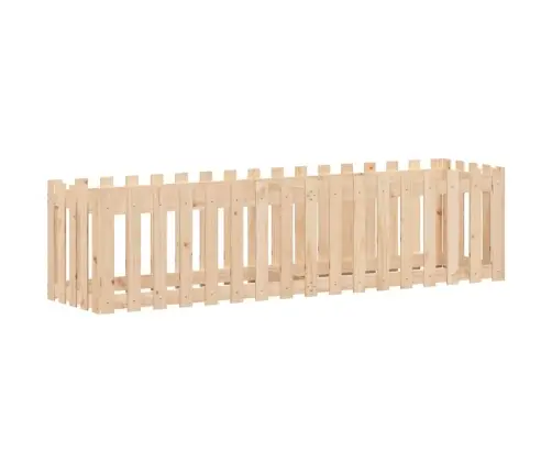 Sodo Lovelis, 200X50X50cm Pušies Masyvas, Tvorelės Dizaino