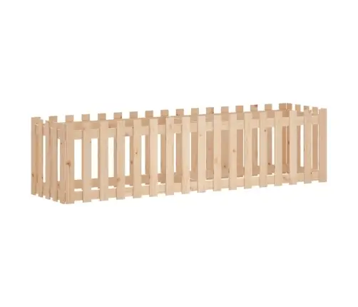 Sodo Lovelis, 200X50X50cm Pušies Masyvas, Tvorelės Dizaino