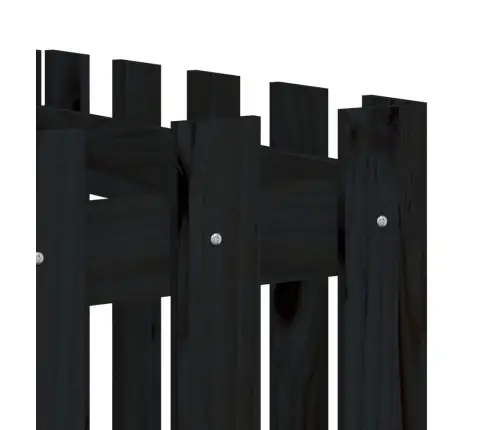 Aia Disainiga Kõrgendatud Taimelava, Must, 200X50X50 cm Mänd