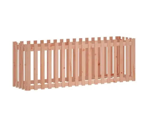 Dārza Puķu Kaste, Žoga Dizains, 200X50X70 Cm, Egles Masīvkoks Vidaxl